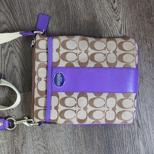 Purple Coach Purse